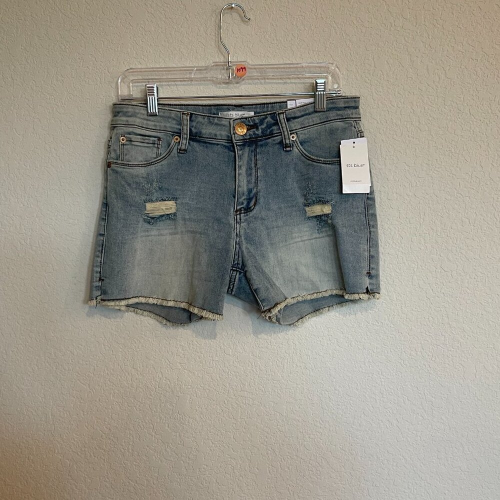 NWT STS Blue Aubrey Short 9" Mid Rise Jean Shorts